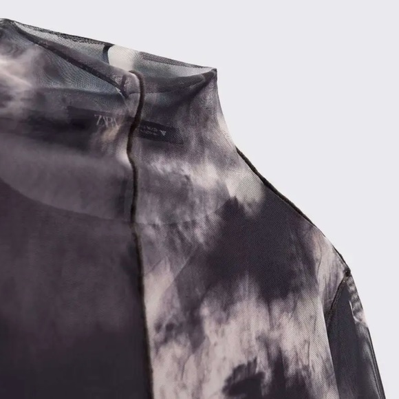 NWT Zara Mesh Dress - Picture 6 of 7